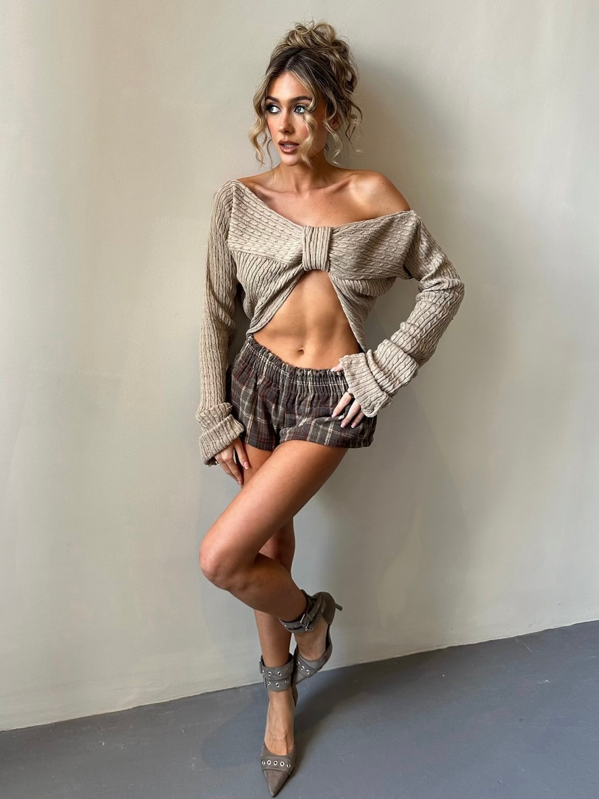 Maeve Sculpted Knit Top