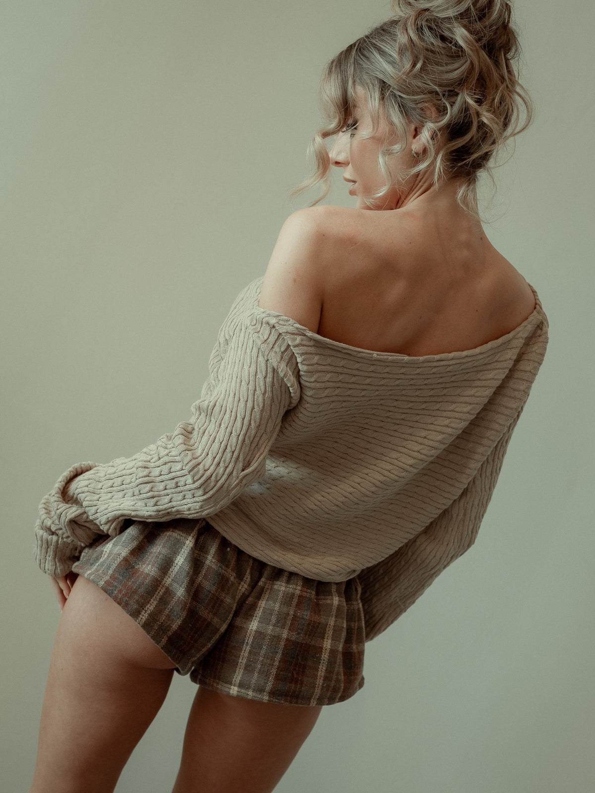Margot Boyfriend Tartan Shorts